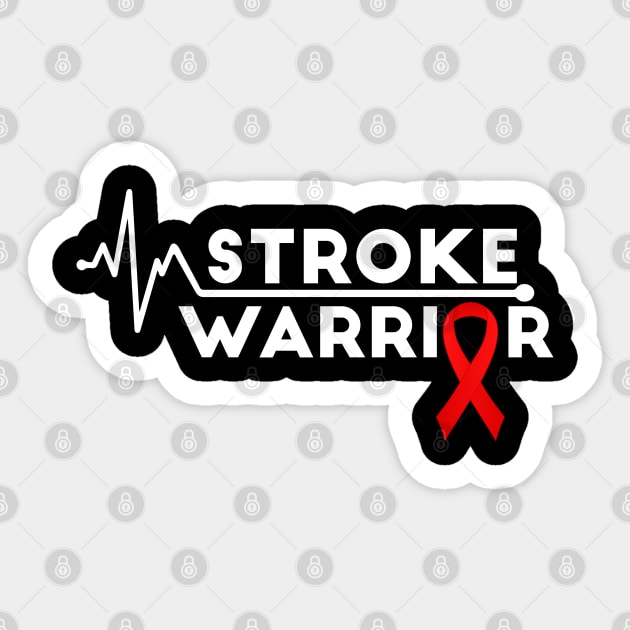 Stroke Warrior Sticker by ChadPill